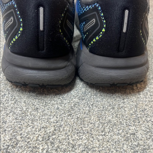 Brooks Men's Athletic Shoes - Black, Blue, Grey and Yellow size 14 - Picture 4 of 5